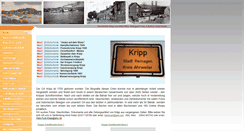 Desktop Screenshot of geschichte-kripp.de